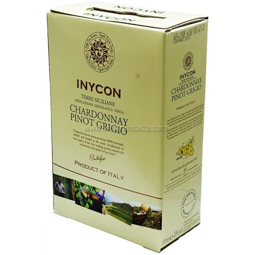 Inycon Chardonney Pinot Grigio 13,5% 300cl BIB