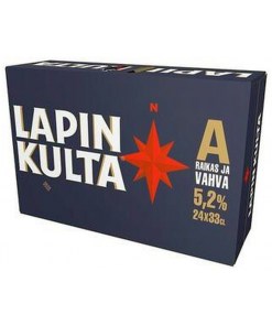 Lapin Kulta 5,2% 33cl x 24 tölkkiä Lapin Kulta 5,2% 33cl x 24 tölkkiä