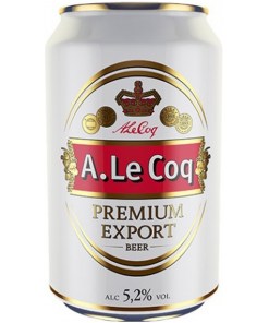 A.Le Coq 5,2% 33cl x 24 tölkkiä