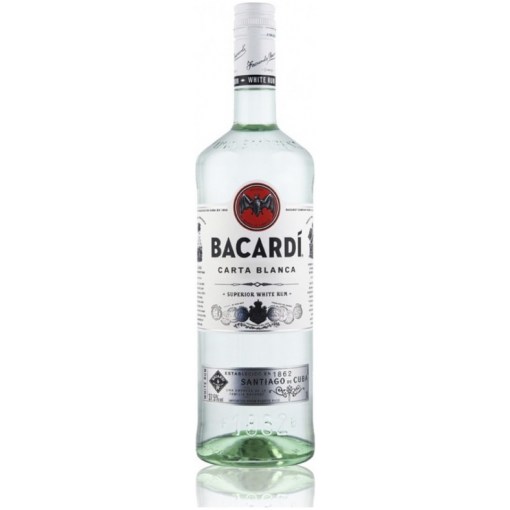 Bacardi Carta Blanca 37,5% 100cl