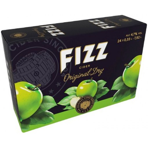Fizz Original dry Omena siideri 4,7% 33cl x 24 tölkkiä