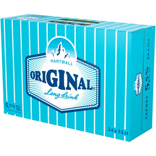 Hartwall Original Long Drink 5,5% 33cl x 24 tölkkiä Hartwall Original Long Drink 5,5% 33cl x 24 tölkkiä