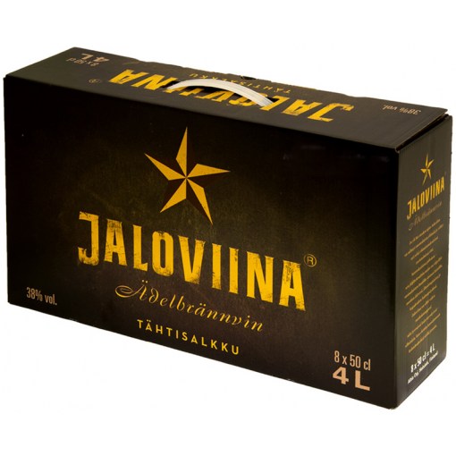 Jaloviina 38% 50cl PET x 8 pullon salkku