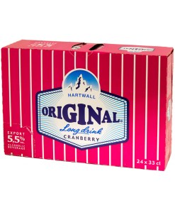 Hartwall Original Long Drink Cranberry 5,5% 24x33cl