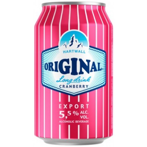 Hartwall Original Long Drink Cranberry 5,5% 24x33cl