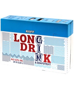 KOFF Lime & Vodka Lonkero 5,5% 33cl x 24 tölkkiä