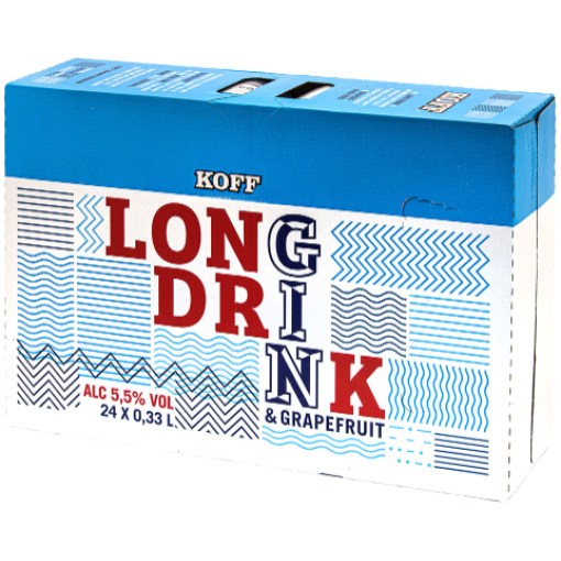 KOFF Lime & Vodka Lonkero 5,5% 33cl x 24 tölkkiä