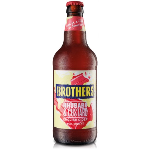 Brothers Rhubarb & Vanilla Cider 4% 0,5l x12 pulloa