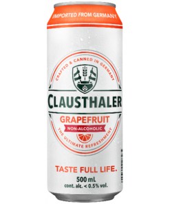 Clausthaler Grapefruit, 0% 0,5L x24 tölkkiä