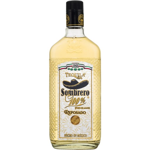 Tequila Sombrero, Reposado, 100% Puro De Agave 38% 0,7L