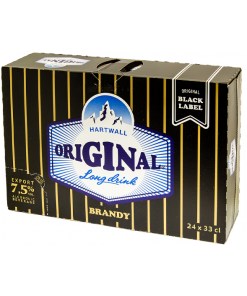 Hartwall Original Long Drink Brandy Black Label 7,5% 33cl x 24 tölkkiä