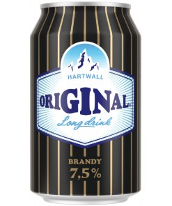 Hartwall Original Long Drink Brandy Black Label 7,5% 33cl x 24 tölkkiä