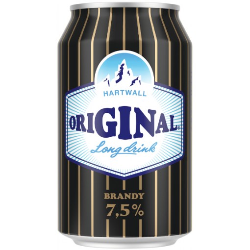 Hartwall Original Long Drink Brandy Black Label 7,5% 33cl x 24 tölkkiä