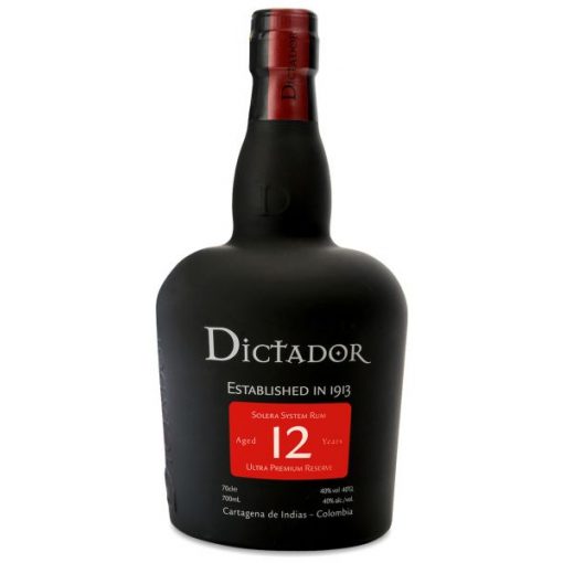 Dictador 12Y Rum Laatikossa  40,0% 0,7L