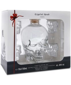 Crystal Head Vodka, Lahjapakkaus, jossa pitsi 40,0% 0,7L