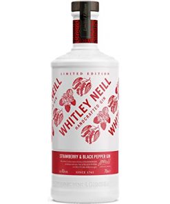 Whitley Neill Handcrafted Gin, Strawberry & Black Pepper, Iso-Britannia 43,0% 0,7L