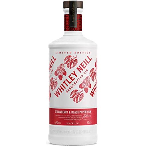 Whitley Neill Handcrafted Gin, Strawberry & Black Pepper, Iso-Britannia 43,0% 0,7L
