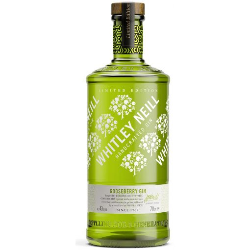 Whitley Neill Handcrafted Gin, Gooseberry Gin, Iso-Britannia 43,0% 0,7L