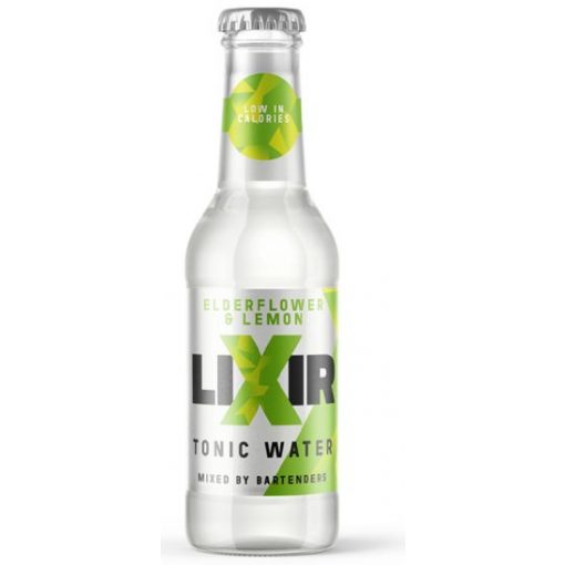 Lixir, Elderflower & Lemon, Tonic Water, Iso-Britannia 0,0% 0,2Lx24