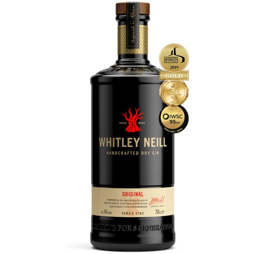 Whitley Neill Handcrafted Gin, Original Gin, Iso-Britannia  43,0% 0,7L