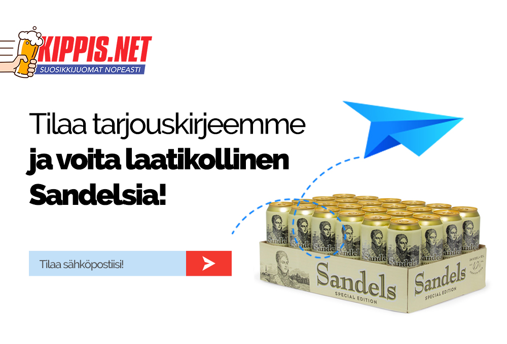 Tilaa tarjouskirjeemme ja voita laatikollinen Sandelsia