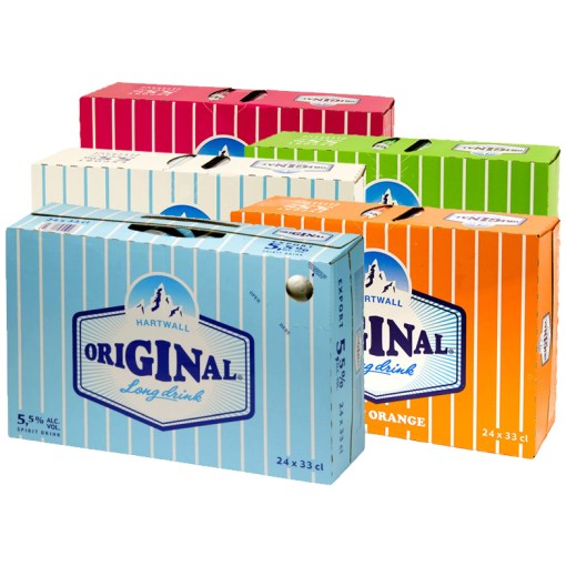 Hartwall lonkerovärisuora (5 x 24-tölkin laatikko, eri makuja)
