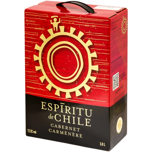 ESPIRITU DE CHILE CABERNET CARMENERE BIB 12,5% 300CL