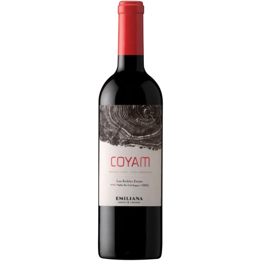 Coyam, Organic Wine, Emiliana, Colchagua Valley, Tšiili, 2012, 2015, 2017 (organic) 14,5% 0,75L
