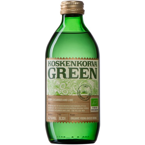 Koskenkorva Green Cucumber 33CL Bottle 4.7%