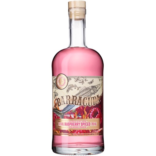 Barracuda Rum Spiced Raspberry 70CL Bottle 30%
