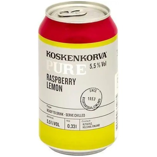 Koskenkorva Pure Raspberry Lemon 33CL Can 5.5%