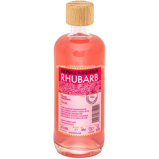 Koskenkorva Liqueur Rhubarb 50CL Bottle 21%