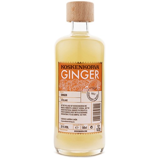 Koskenkorva Ginger Shot 50CL Bottle 21%