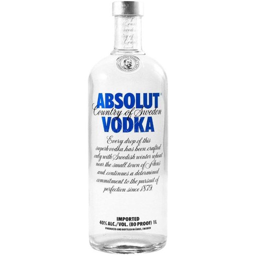 Absolut Vodka 40% 1L