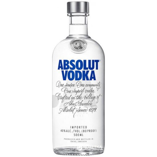 Absolut Vodka 40% 0.5L