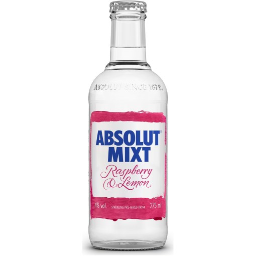 Absolut Mixt Raspberry & Lemon 4.5% 0.275L