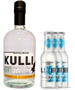 KULLI Gin 37,5% 500ml+3 x Lixir tonic