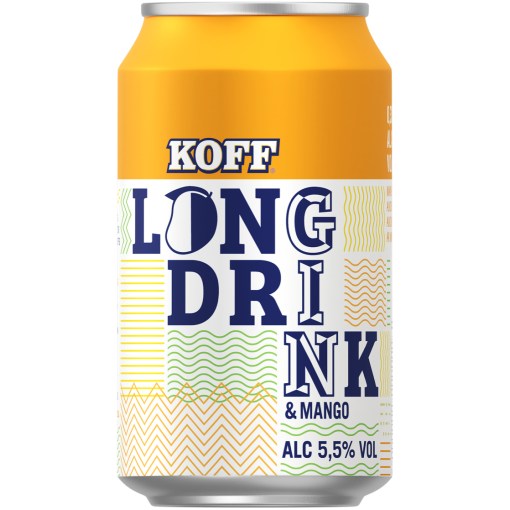 KOFF Mango Lonkero 5,5% 33cl x 24 tölkkiä KOFF Mango Lonkero 5,5% 33cl x 24 tölkkiä