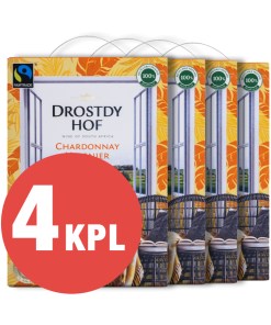 Drostdy Hof Chardonnay Viognier 3l hanapakkaus Drostdy Hof Chardonnay Viognier 3l hanapakkaus