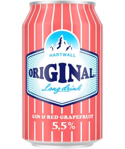 Hartwall Original Long Drink Red Grapefruit 5,5% 24x33cl