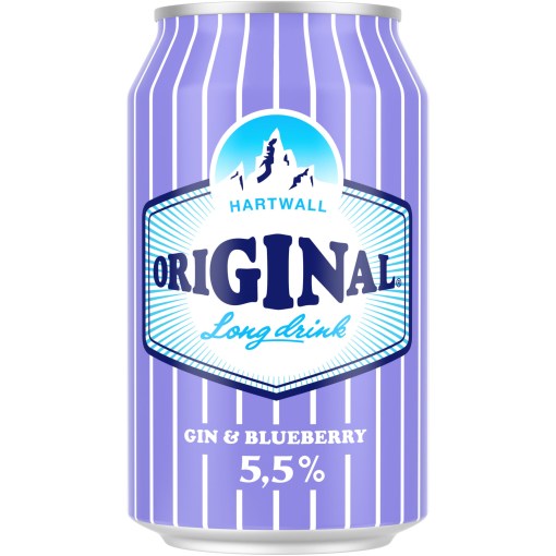Hartwall Original Long Drink Blueberry 5,5% 24x33cl