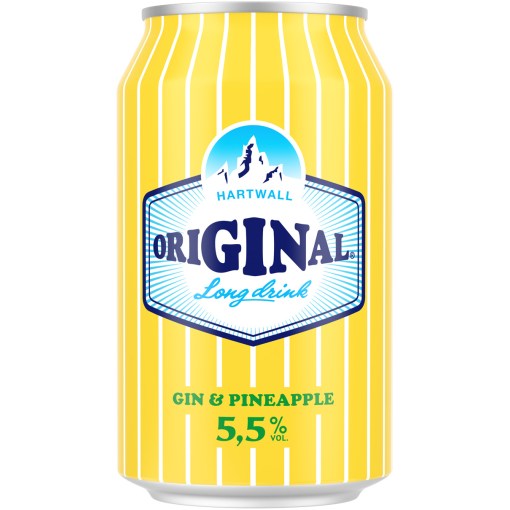 Hartwall Original Long Drink Pineapple 5,5% 24x33cl