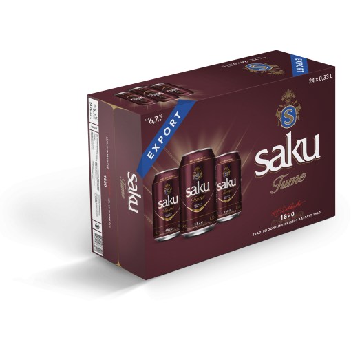 Saku Tume 6,7%  33cl x 24 tölkkiä