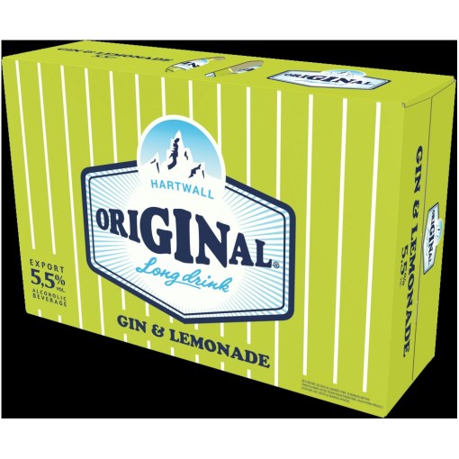 Hartwall Original Long Drink Lemonade 5.5% 33cl x 24tölkkiä
