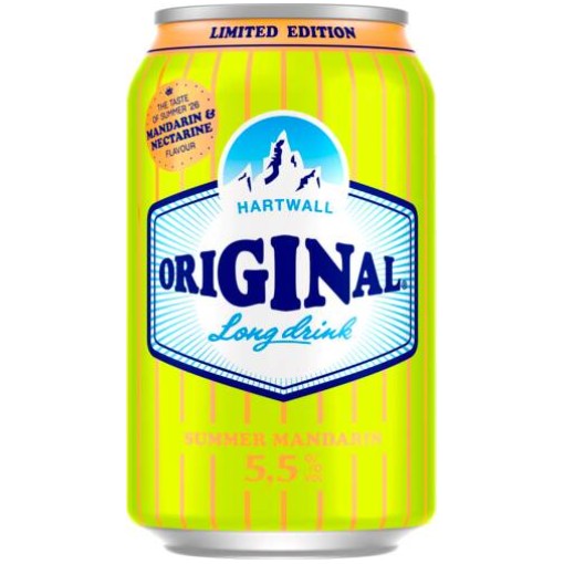 Hartwall Original Long Drink Summer Mandarin 5,5% 24x33cl