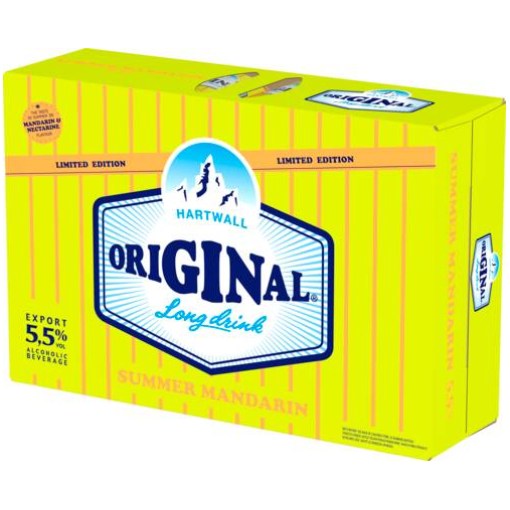 Hartwall Original Long Drink Summer Mandarin 5,5% 24x33cl