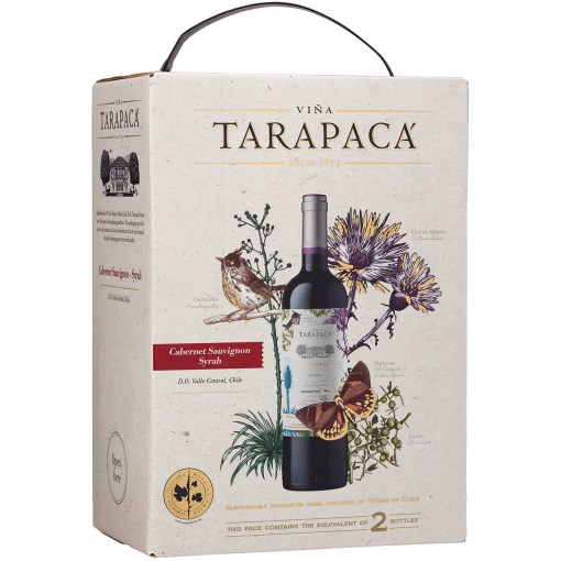 Tarapaca Biodiversity Cabernet Sauvignon Syrah BIB 150cl 13% Tarapaca Biodiversity Cabernet Sauvignon Syrah BIB 150cl 13%